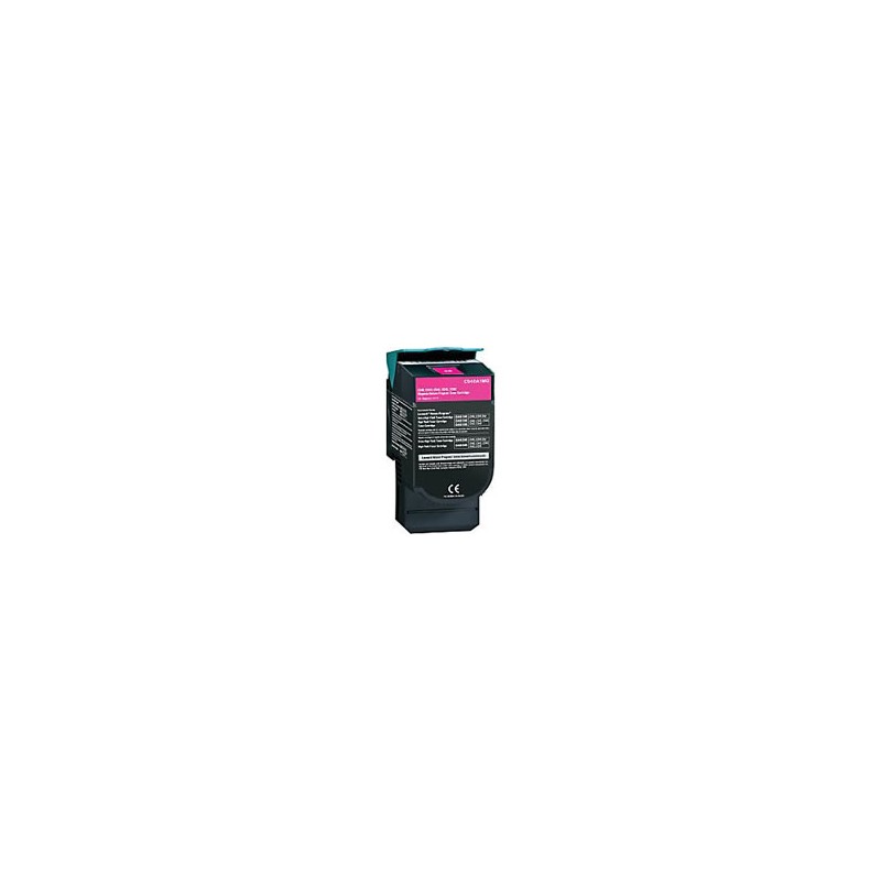 C540H1MG - Toner rigenerato Magenta per Lexmark C 540 N, 543 dn, 544 N, 544 DN, 544 DTN. Stampa fino a 2.000 pagine al 5% di cop