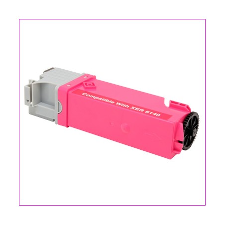 106R01478 - Toner rigenerato Magenta per Xerox Phaser 6140 V_N, 6140 V_DN. Stampa fino a 2.000 pagine al 5% di copertura.