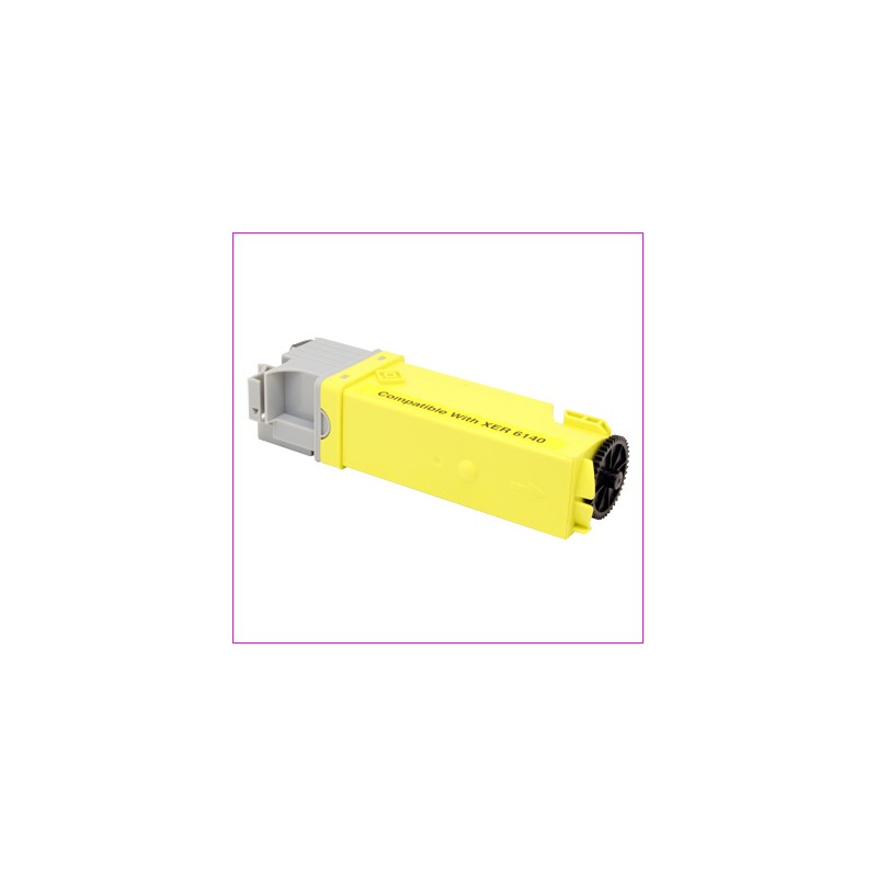 106R01479 - Toner rigenerato Giallo per Xerox Phaser 6140 V_N, 6140 V_DN. Stampa fino a 2.000 pagine al 5% di copertura.