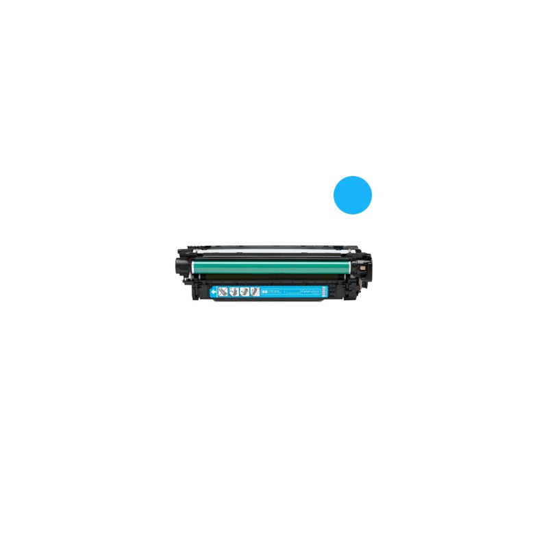 CE401A - 507A - Toner rigenerato Ciano per HP Laserjet Enterprise Color M551N, M551DN, M551XH. Stampa fino a 6.000 pagine al 5% 