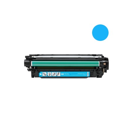 CE401A - 507A - Toner rigenerato Ciano per HP Laserjet Enterprise Color M551N, M551DN, M551XH. Stampa fino a 6.000 pagine al 5% 