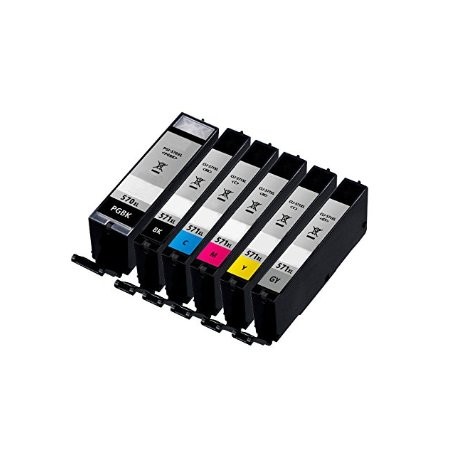 CLI-571GYXL - Cartuccia inkjet Grigio Compatibile per Pixma MG5700, MG6800, MG7700 Compatibile con 0334C001 Codice Cartuccia CLI