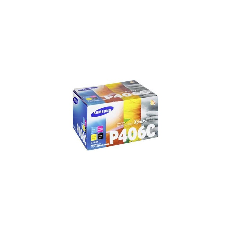 CLT-P406C - multipack Toner originali Samsung per Clp 360, Clp 365, CLX 3300, CLX 3305.