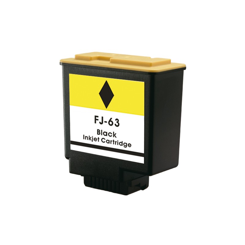 Fj63 Cartuccia Rigenerata Inkjet Nero Per Olivetti Fax Lab 610, 630, 730. Compatibile Con B0702. Codice Cartuccia: Fj63