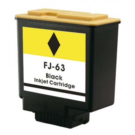 Fj63 Cartuccia Rigenerata Inkjet Nero Per Olivetti Fax Lab 610, 630, 730. Compatibile Con B0702. Codice Cartuccia: Fj63