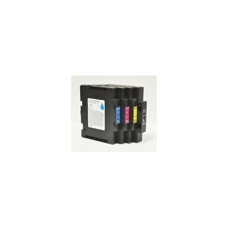 GC41CL - Cartuccia inkjet compatibile Ciano per Ricoh G2100N ,2110N ,3110DNW ,7100DN . Compatibile con 405766. Codice Cartuccia 