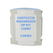 11 Cartuccia Inkjet Monouso Rigenerata Ciano Per Business Inkjet 1000, 1100, 2200, 2230,2250. Compatibile Con C4836ae. Codice Ca