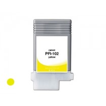 PFI-102Y - Cartuccia inkjet Rigenerata Giallo per Plotter Canon Ipf 500, 600, 605, 610, 650.