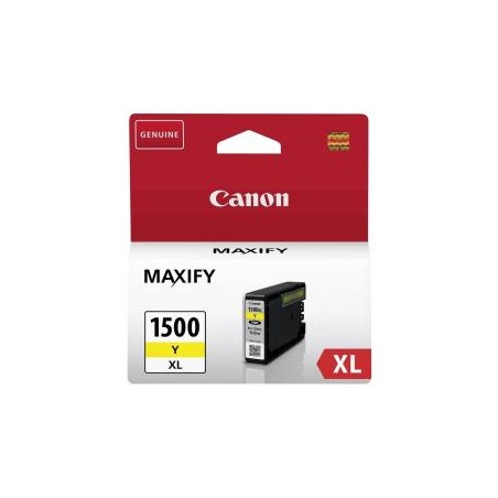 PGI-1500XLY- Cartuccia inkjet Giallo originale per Canon Maxify MB2050, MB2350. Compatibile con 9195B001.