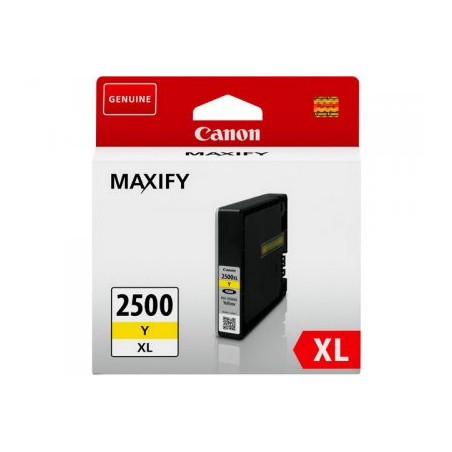 PGI-2500XLY- Cartuccia inkjet Giallo originale per Canon Maxify IB4050, MB5050, MB5350. Compatibile con 9267B001