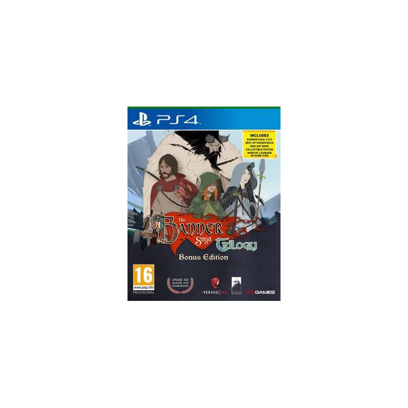 PS4 The Banner Saga Trilogy - Bonus Edition