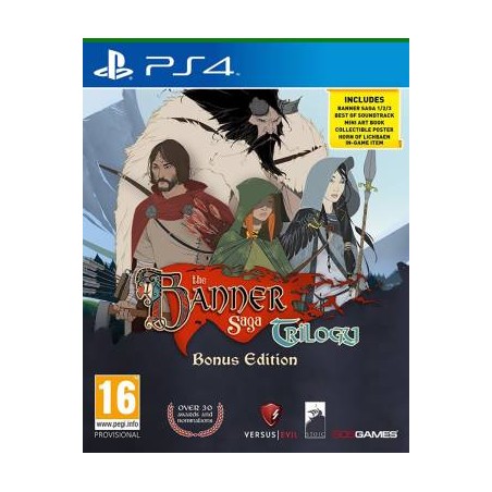 PS4 The Banner Saga Trilogy - Bonus Edition