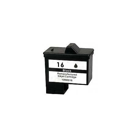 16 Cartuccia rigenerata inkjet Nero per Compaq IJ 650, Lexmark Serie X (all in one) X72, X74, X75, X1100. Compatibile con 10N001