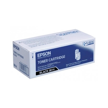 S050614 TONER ORIGINALE NERO PER EPSON ACULASER CX17, C1700, C1750N, C1750W.