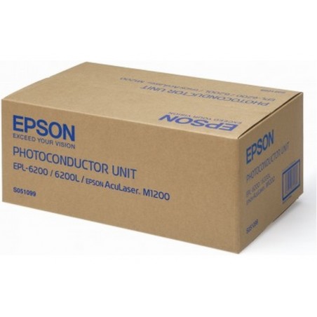 S051099 - TAMBURO ORIGINALE NERO PER EPSON EPL 6200, 6200L, 6200 N, 6200 DT, 6200 DTN.