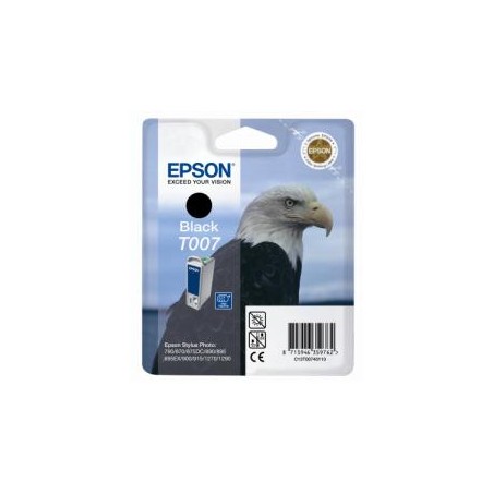 T007 Cartuccia originale Nero Epson Photo 790, 870, 890, 895, 900. codice T007401. T007.