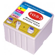 T053 Cartuccia inkjet Compatibile Colori Fotografici per Epson Stylus Photo, EX, 700, 750. Compatibile con T053040. Codice Cartu