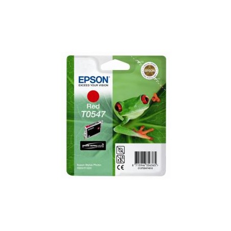 T0547 - Cartuccia originale Epson Photo R800/R1800 - Rosso