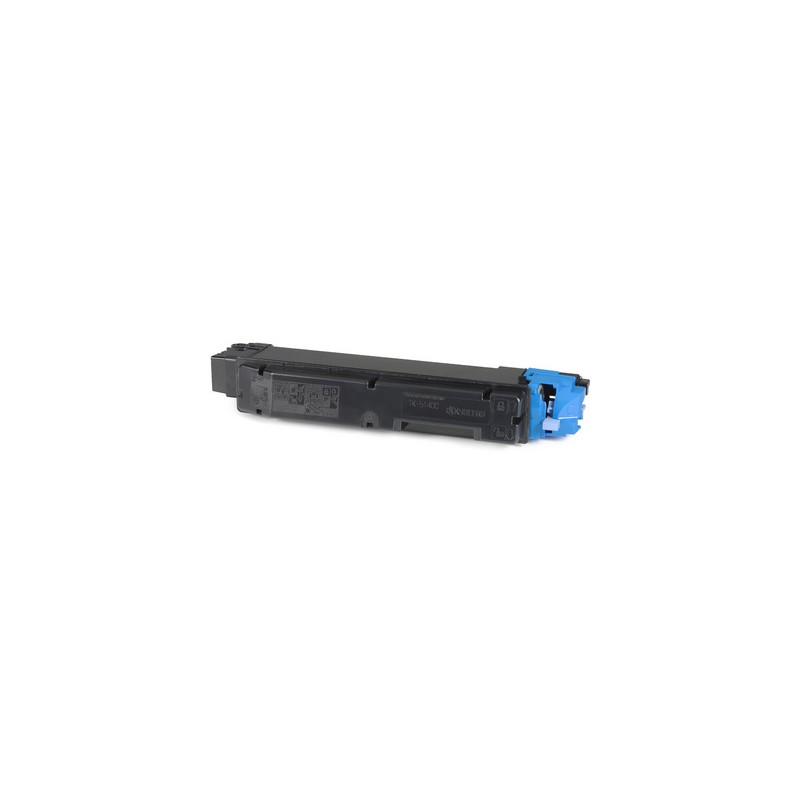 1T02NSCNL0 - TK-5150C - Toner rigenerato Ciano per Kyocera Ecosys P6035cdn, M6035cidn, M6535cidn. i copertura.