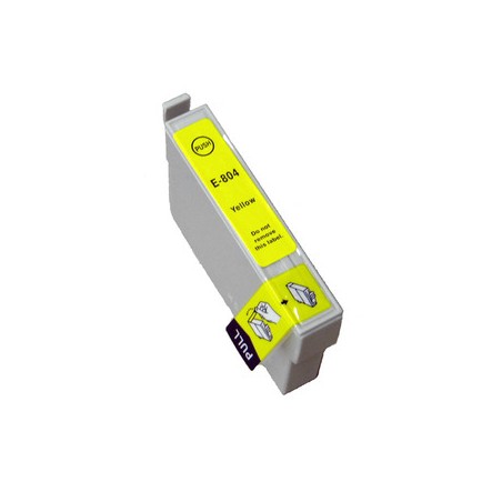 T0804 Cartuccia inkjet Compatibile Giallo per Epson Multifunzione Stylus Photo RX 560, RX 585, RX 685, Stylus Photo R265, R285. 