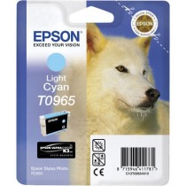 T0965 - Cartuccia Originale Ciano Fotografico Epson Stylus Photo R2880 . Compatibile con T09654020. Codice Cartuccia T0965.