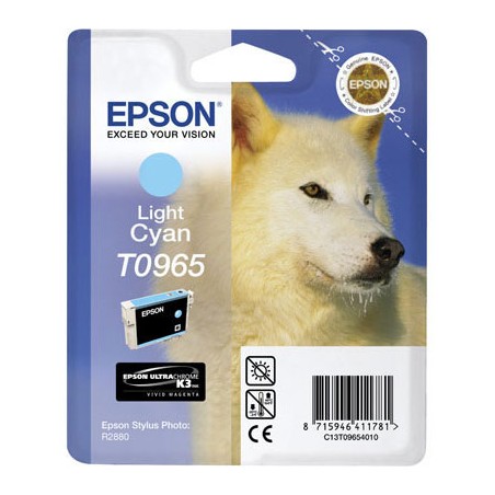 T0965 - Cartuccia Originale Ciano Fotografico Epson Stylus Photo R2880 . Compatibile con T09654020. Codice Cartuccia T0965.