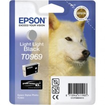 T0969 - Cartuccia Originale Nero Light Light Epson Stylus Photo R2880 . Compatibile con T09694020. Codice Cartuccia T0969.