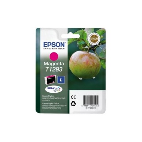 T1293 Cartuccia originale Magenta Epson BX 305F, Sx 420 W, BX 320 FW, BX 625 FWD, BX 525 WD. codice T12934010. T1293.