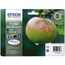 T1295 - L - MultiPack originale Epson T1295, Set composto da n.4 cartucce: n. 1 T1291 + n. T1292 + n. 1 T1293 + n. 1 T1294 SX 42