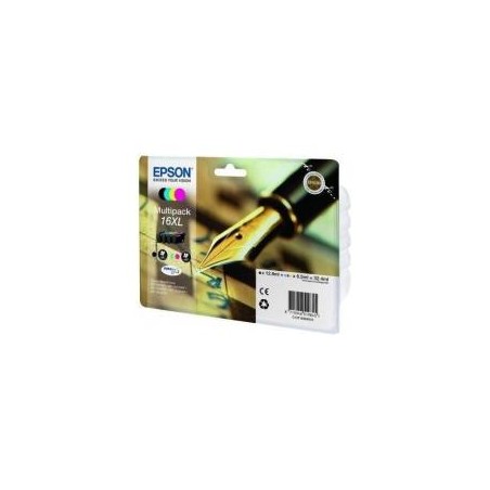 T1636 - 16XL - Multipack originale Nero, Ciano, Magenta, Giallo Epson Workforce WF 2010W, WF 2510WF, WF 2520NF, WF 2530WF. codic