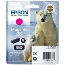 T2613 - 26 - Cartuccia Magenta originale Eps Expression Premium XP600, XP605, XP700, XP800. codice T26134020. T2613 - 26.