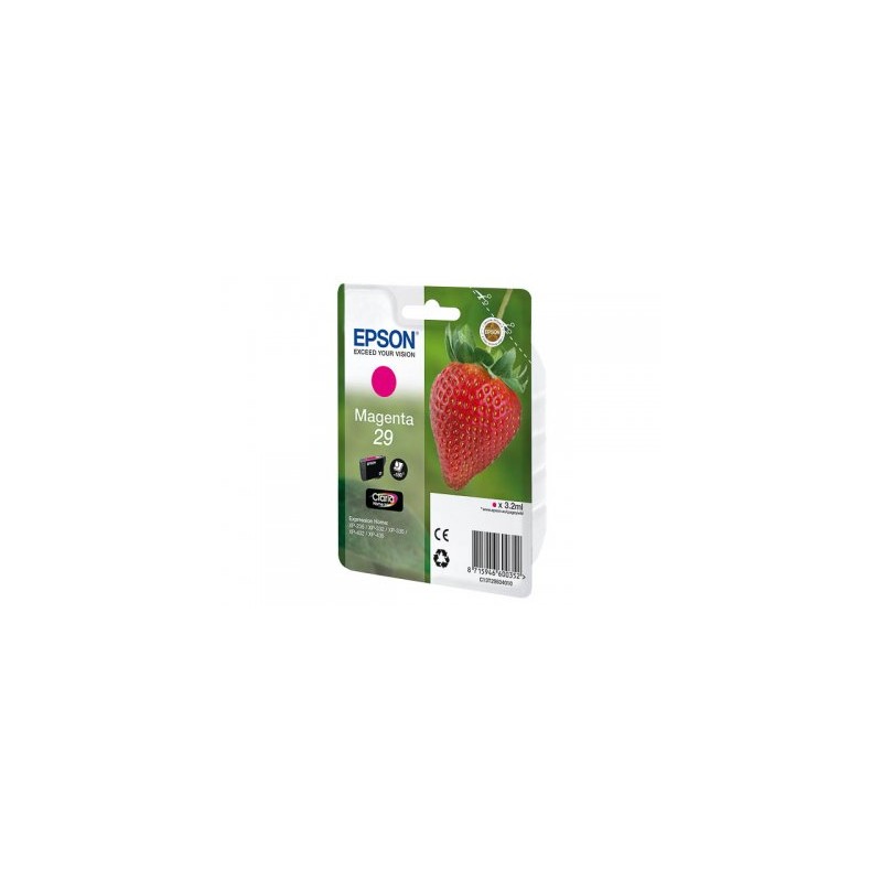 T2983 - SERIE T29 FRAGOLA - Cartuccia inkjet Magenta originale per Epson Expression Home XP235, XP332, XP335, XP432.