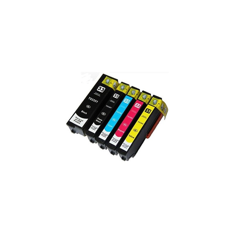 T3364 - T33XL ARANCIA - Cartuccia inkjet Gialla compatibile per Epson Expression Home XP530, XP630, XP635, XP830.