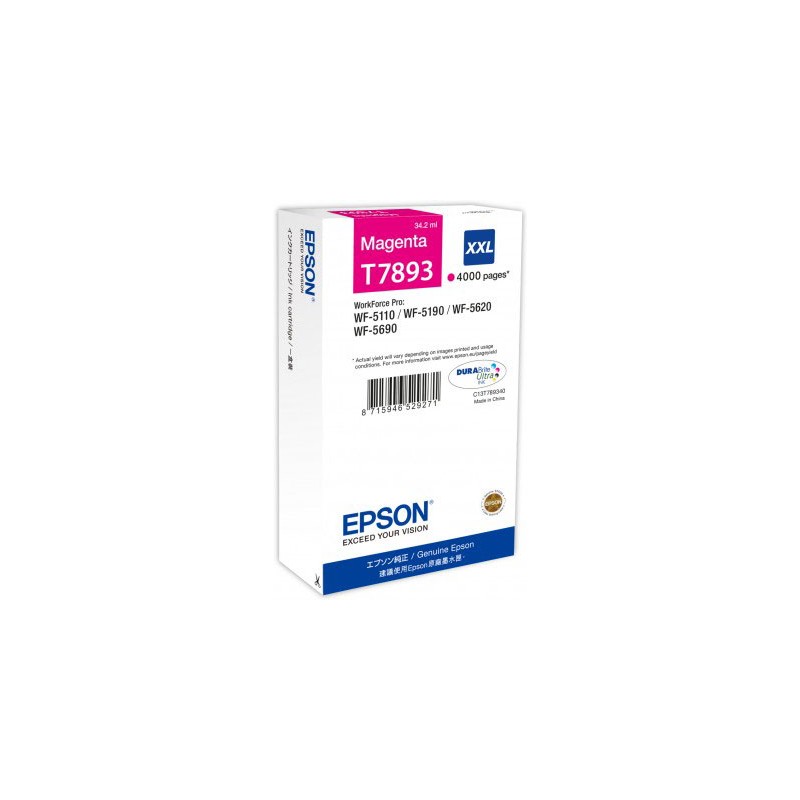 T7893 - 79XL - Cartuccia originale Magenta Epson Workforcepro WF4630DWF, WF4640DTWF, WF5110DW