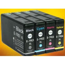 T7902 - 79XL - Cartuccia inkjet compatibile Ciano per Epson Workforcepro WF4630DWF, WF4640DTWF, WF5110DW