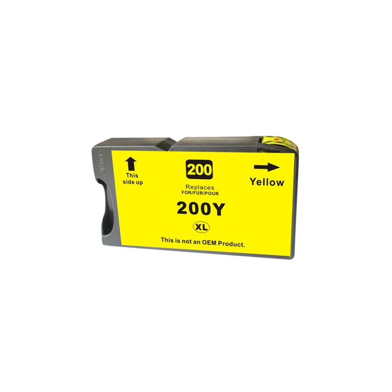 200XL - Cartuccia inkjet Giallo compatibile per Lexmark Office Edge Pro 4000, 4000C, 5500, 5500T.