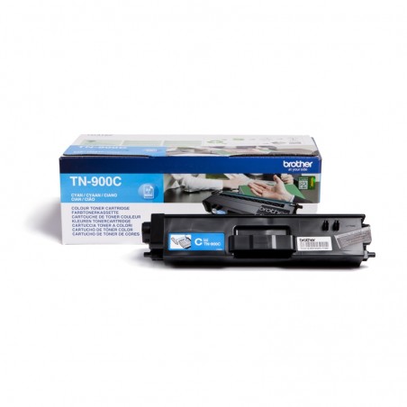 TN - 900C - Toner originale Ciano per Brother HL L9200CDWT, MFC L9550CDWT. Stampa fino a 6.000 pagine al 5% di copertura.