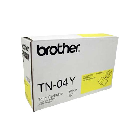 TN-04Y - TONER ORIGINALE GIALLO PER BROTHER HL 2700CN, MFC 9420CN.