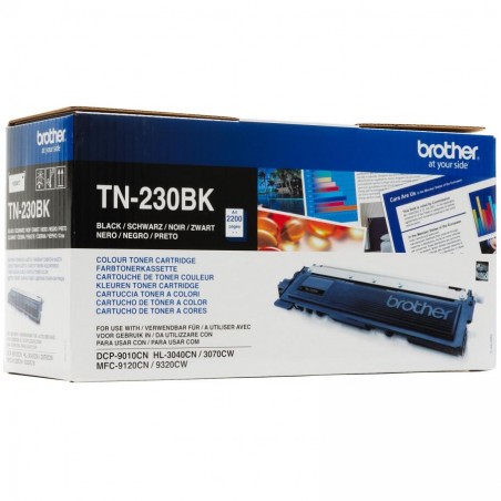 TN-230BK - TONER ORIGINALE NERO PER HL 3040 CN, 3070 CW, DCP 9010 CN, MFC 9120 CN, 9320 CW.