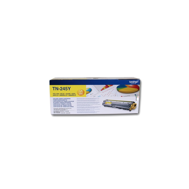 TN-245Y - TONER ORIGINALE GIALLO PER BROTHER HL 3140CW, HL 3150CDW, HL 3170CDW