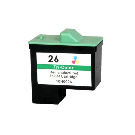 26 Cartuccia rigenerata inkjet a Colori per Compaq IJ 650, Lexmark Serie X (all in one) X72, X74, X75, X1100. Compatibile con 10