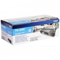 TN-326C - TONER ORIGINALE CIANO PER BROTHER HL L8250CDN, L8350CDW, DCP L8400CDN, L8450CDW.