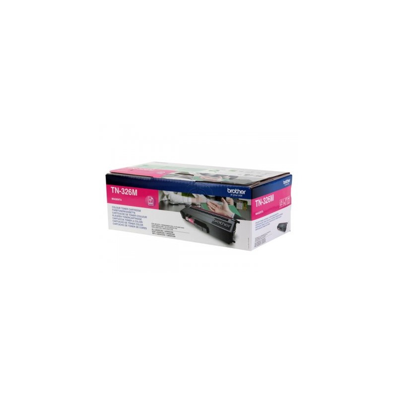 TN-326M - TONER ORIGINALE MAGENTA PER BROTHER HL L8250CDN, L8350CDW, DCP L8400CDN, L8450CDW.