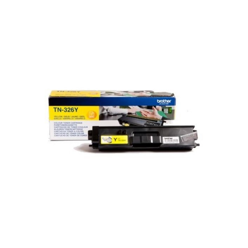 TN-326Y - TONER ORIGINALE GIALLO PER BROTHER HL L8250CDN, L8350CDW, DCP L8400CDN, L8450CDW.