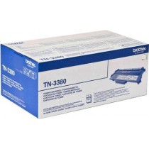 TN-3380 - TONER ORIGINALE NERO PER BROTHER HL 5440D, HL 5450DN, HL 5470DW, HL 6180DW, HL 6180DWT.