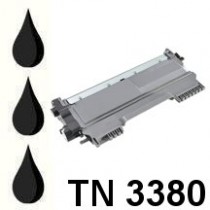 TN-3380 - Toner rigenerato Nero per Brother HL 5440D, HL 5450DN, HL 5470DW, HL 6180DW, HL 6180DWT. Stampa fino a 8.000 al 5% di 