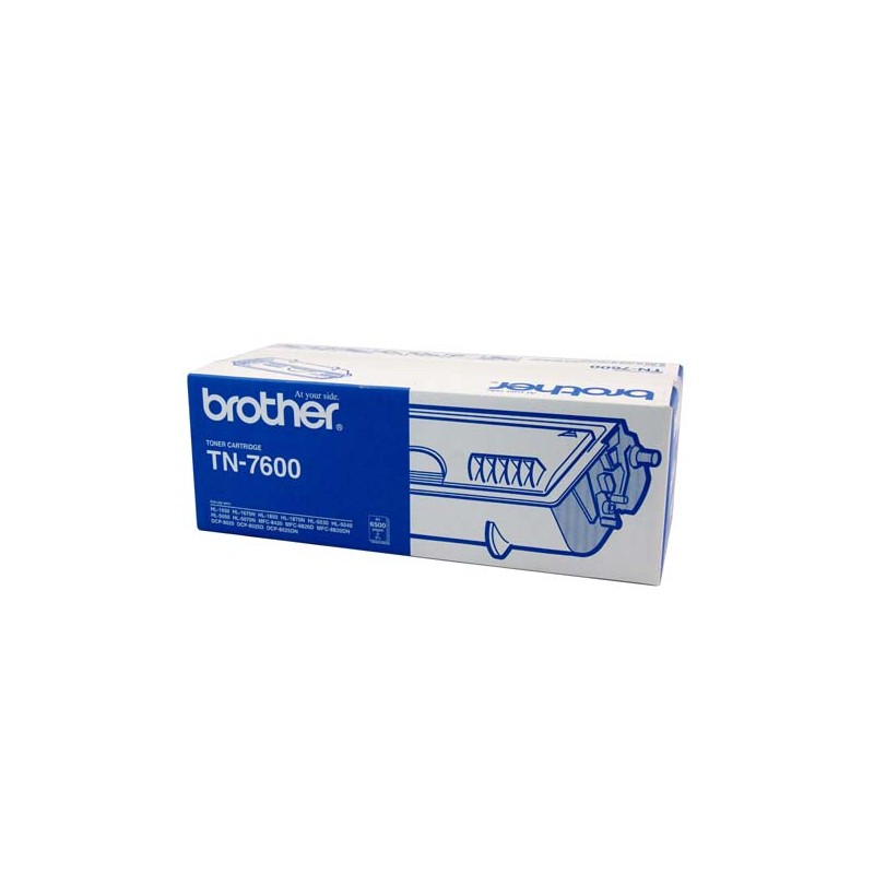 TN-7600 - Toner originale Nero per Brother Dcp 8020, 8025D, 8820D, HL 1650, 1850. Stampa fino a 6.000 pagine al 5% di copertura.