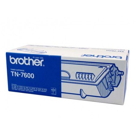 TN-7600 - Toner originale Nero per Brother Dcp 8020, 8025D, 8820D, HL 1650, 1850. Stampa fino a 6.000 pagine al 5% di copertura.