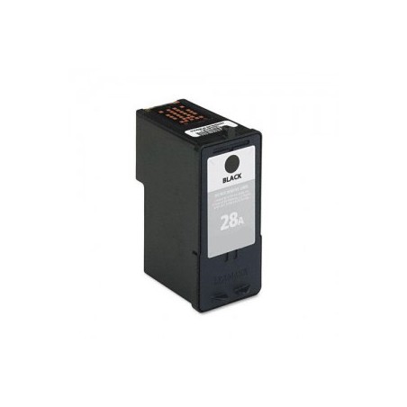 28 28A Cartuccia rigenerata inkjet Nero per Lexmark Serie X (all in one) X2500, X2530, X2550, Jetprinter Z 845, 1300. Compatibil