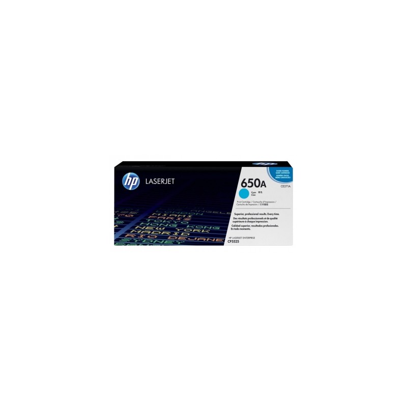 CE271A - TONER ORIGINALE CIANO HP ENTERPRISE COLOR CP5525N, CP5525DN, CP5525XH.